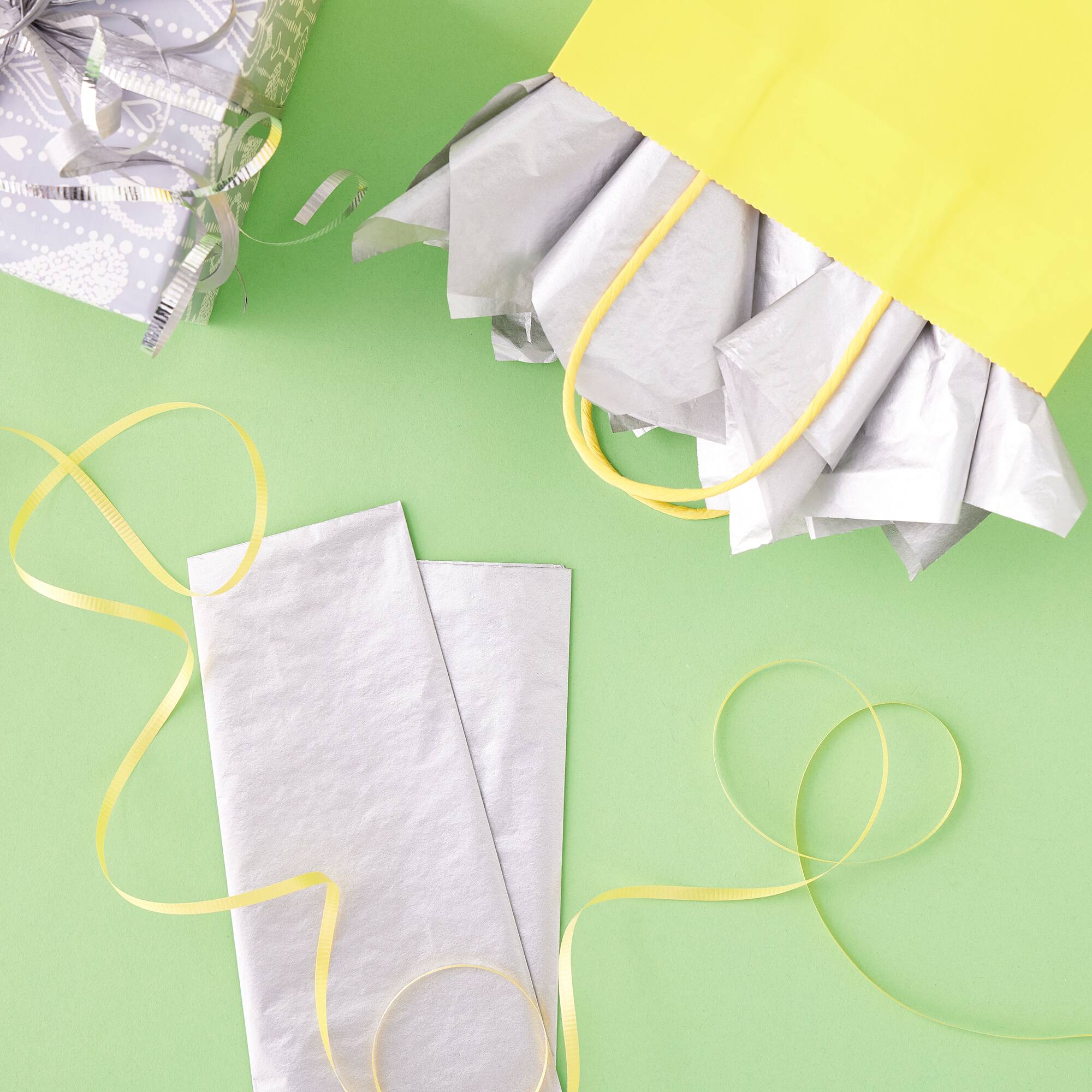 Metallic Silver Tissue Paper by Celebrate It™